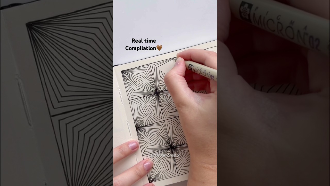 Real time compilation🤎 #realtime #art #drawing #artdrawing #doodle #abstractart #shorts #creative
