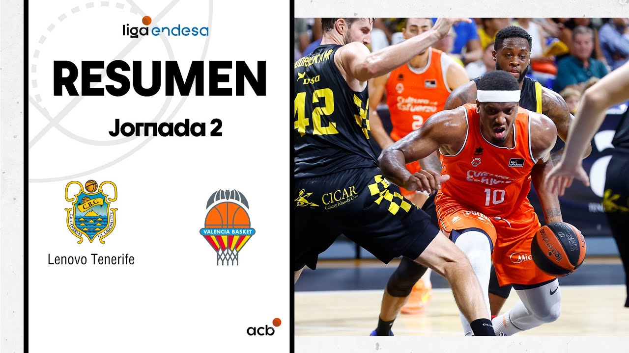Lenovo Tenerife - Valencia Basket (86-94) RESUMEN | Liga Endesa 2023-24