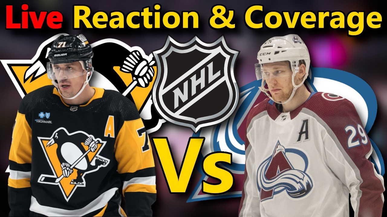 Malkin Returns in a HUGE Game 👀 | Penguins vs Avalanche LIVE
