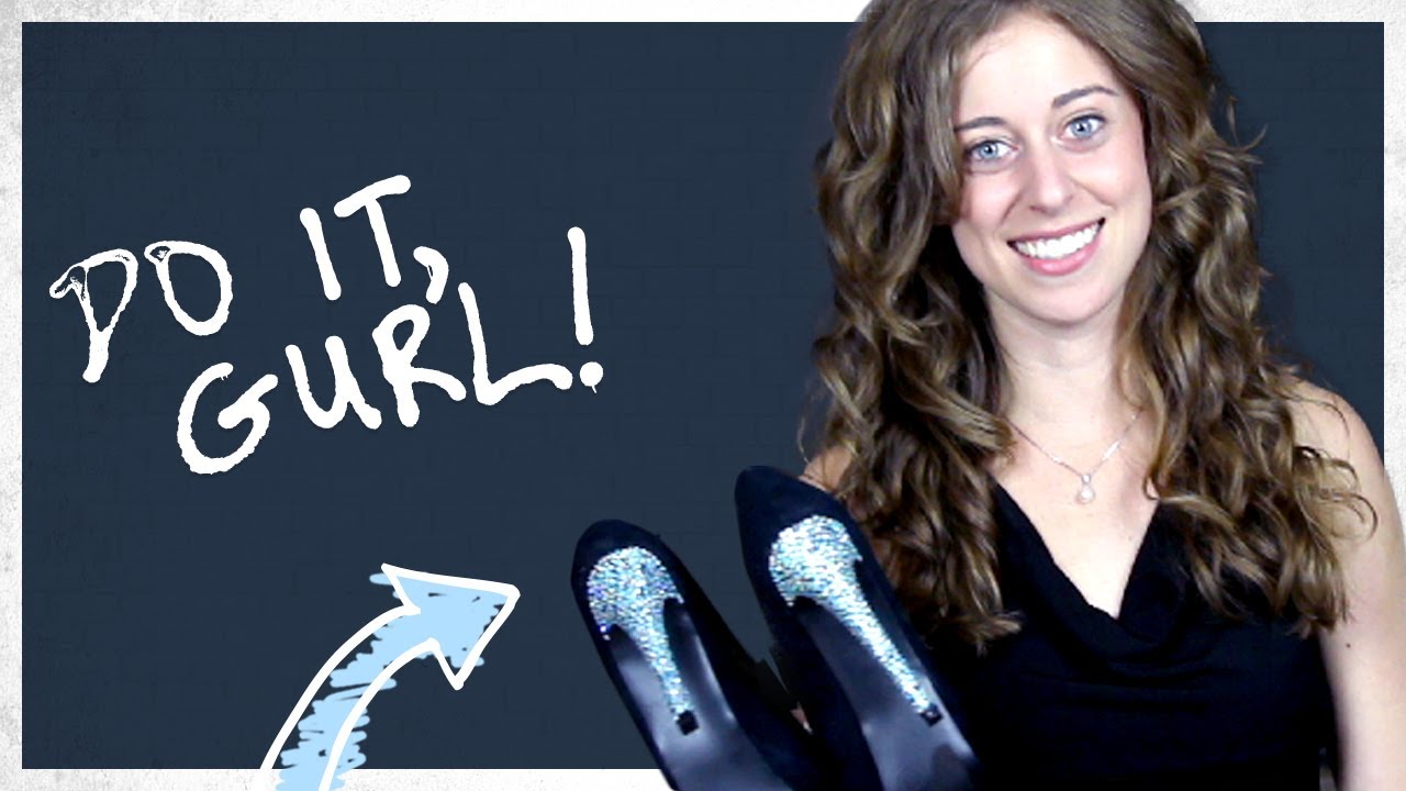DIY Prom Shoes - Do It, Gurl