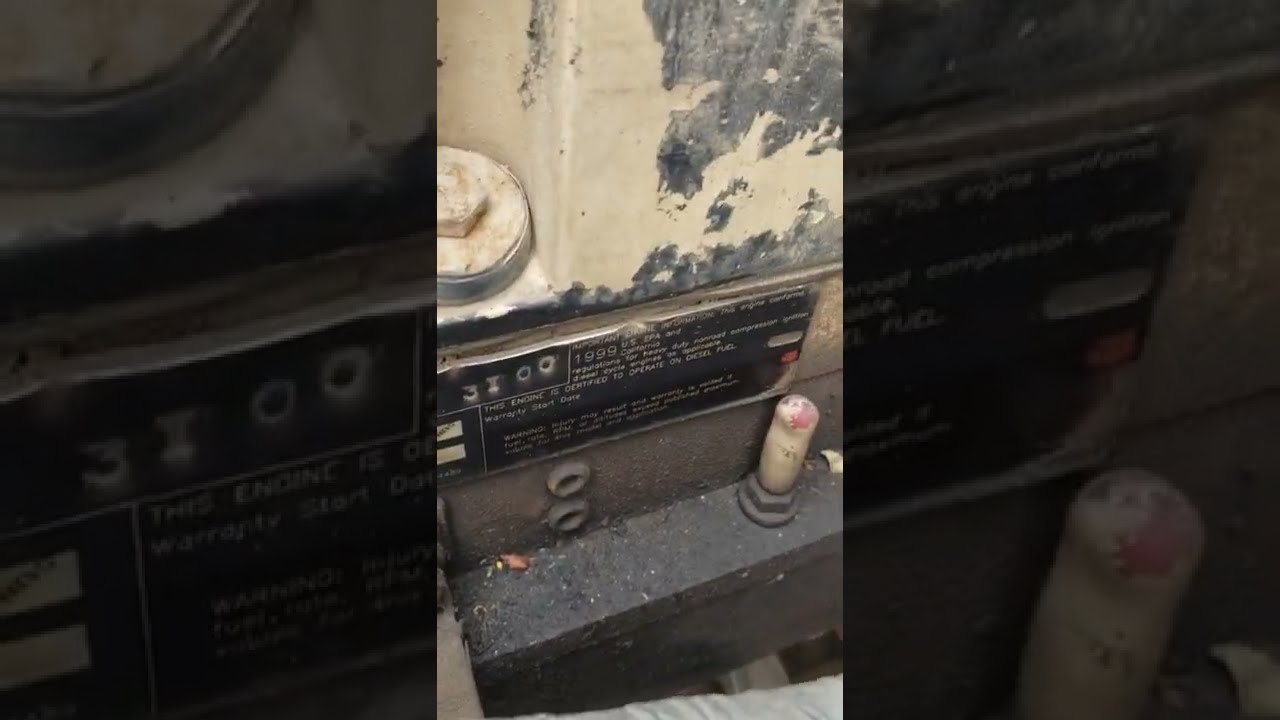 M11c cummins diesel out of TA30 Terex