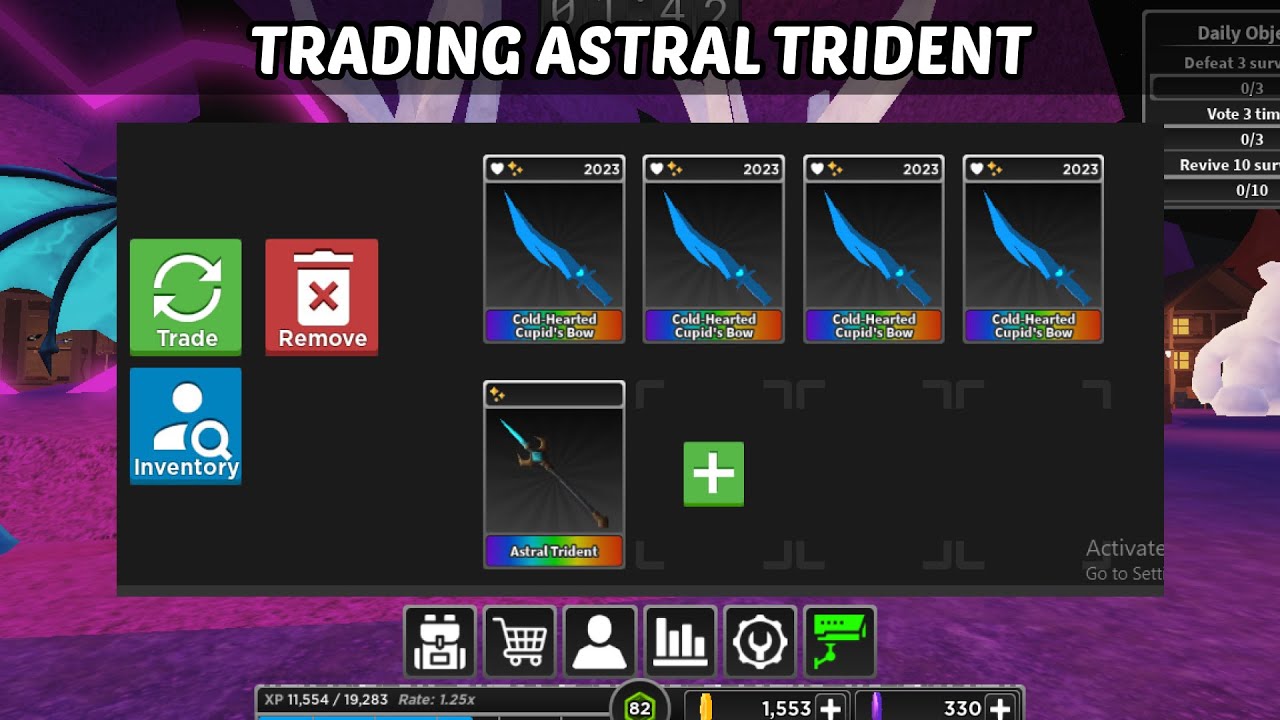 What Do People Trade For Astral Trident | 🔪 Survive the Killer!