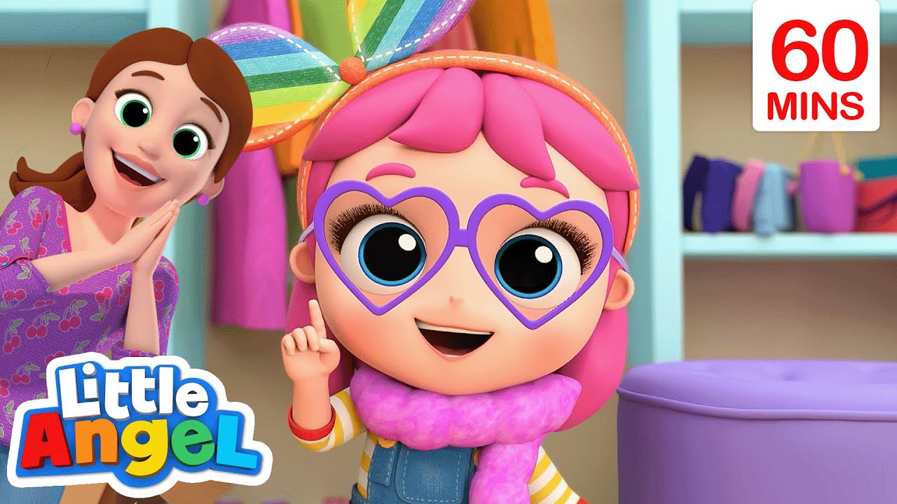 Princess Fashion Parade | Little Angel Kids Songs & Nursery Rhymes| Moonbug Kids - Girl Power!