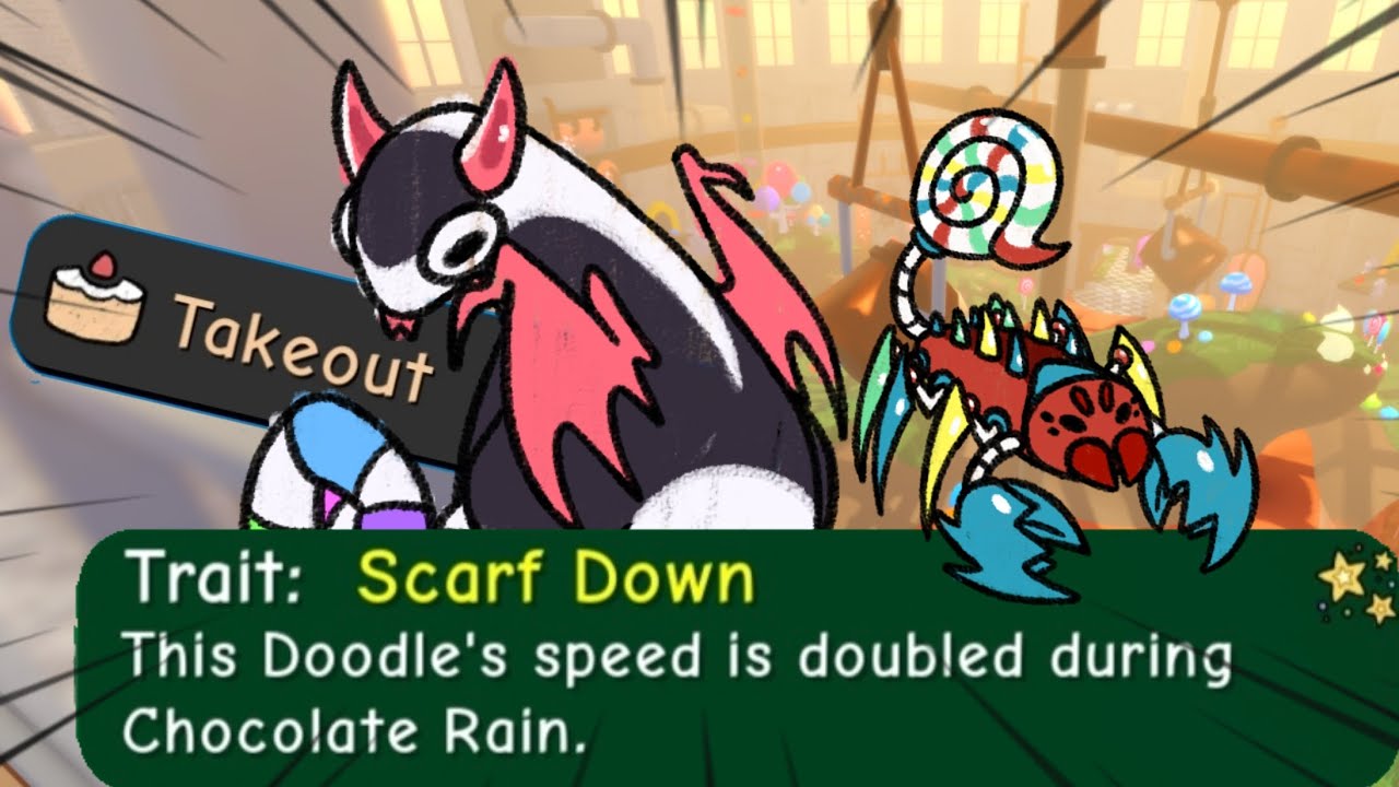 Takeout Calamander brought Skorpiruli's Glorious Day 1 Set - Doodle World Pvp