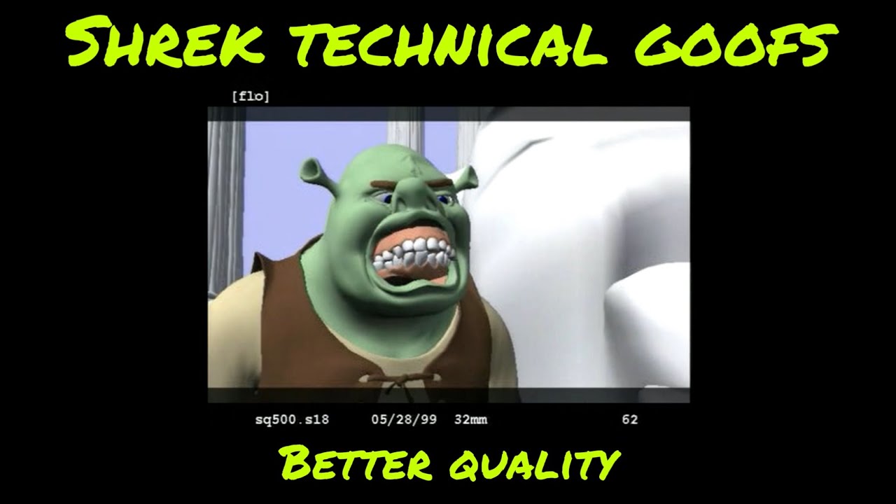 Shrek (2001) Technical Goofs Better Quality