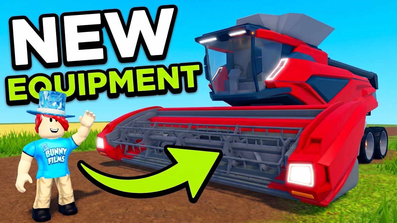 ALL NEW EQUIPMENT UNLOCKED! Roblox Farming and Friends Update