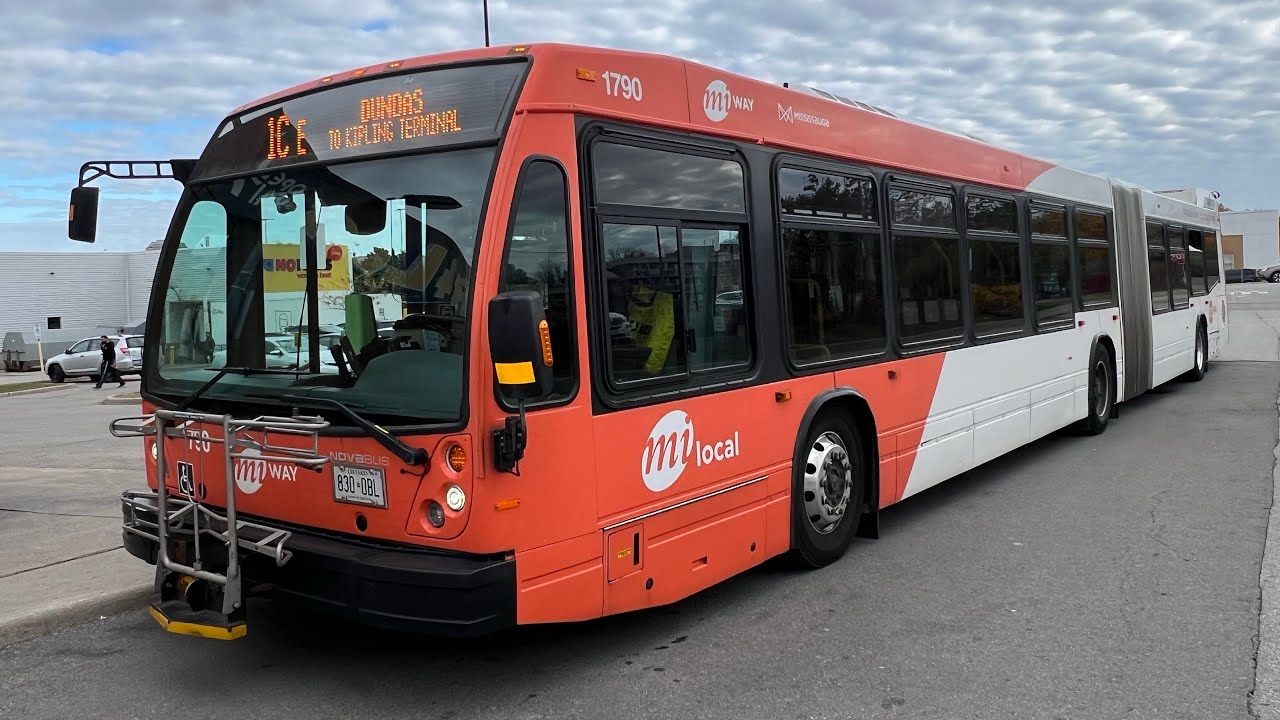 MiWay | 2017 Novabus LFS Artic 1790 Route 1CE Dundas to Kipling Terminal via UTM
