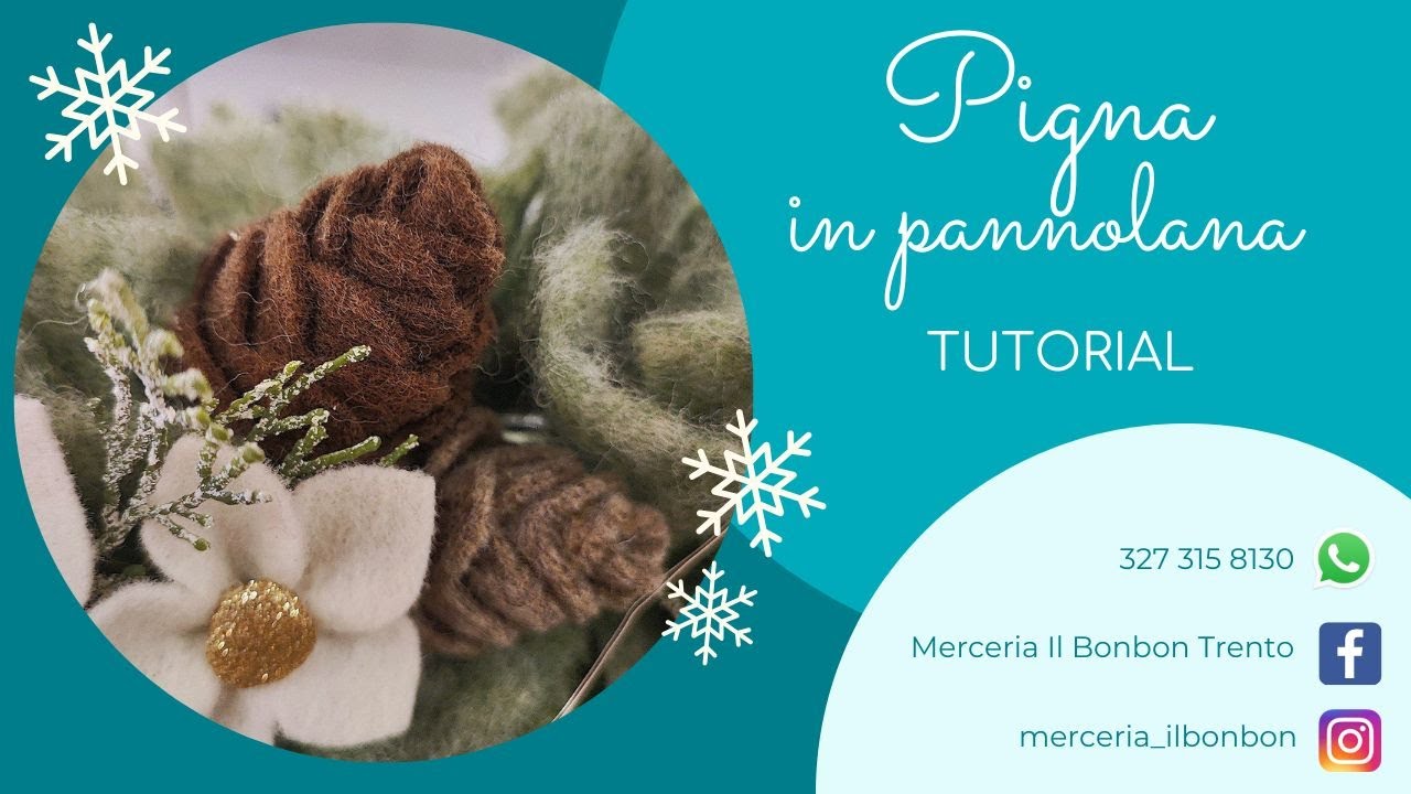 Pigne in panno lana 🤎 TUTORIAL