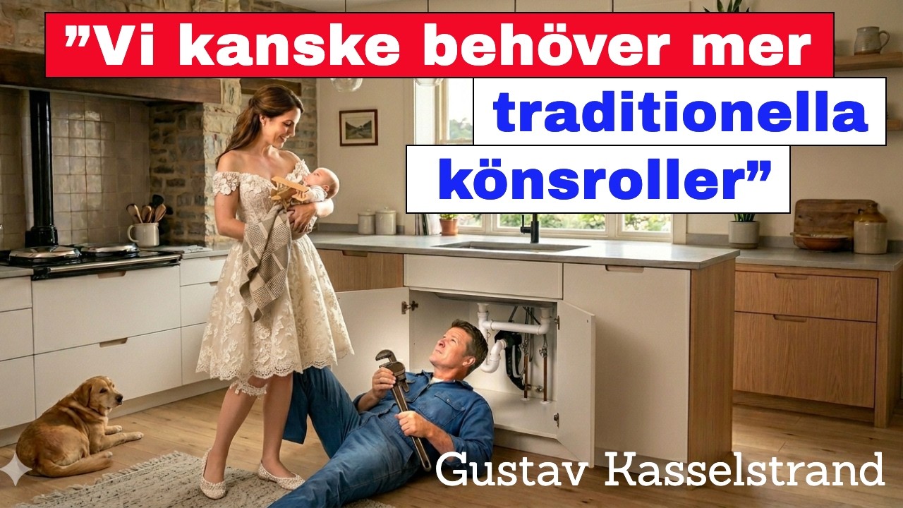 Vi kanske beh&ouml;ver mer traditionella k&ouml;nsroller &ndash; Gustav Kasselstrand