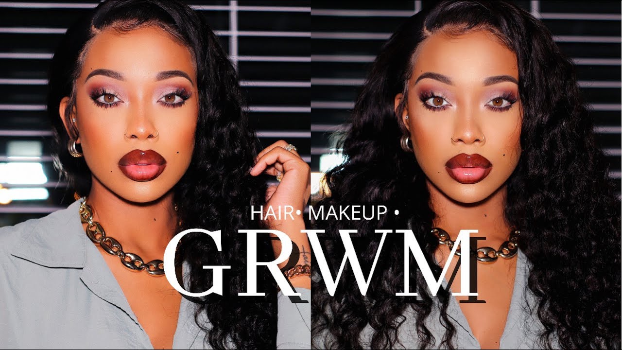 GRWM🥰 HAIR + MAKEUP LOOK !! - ft SunberHair