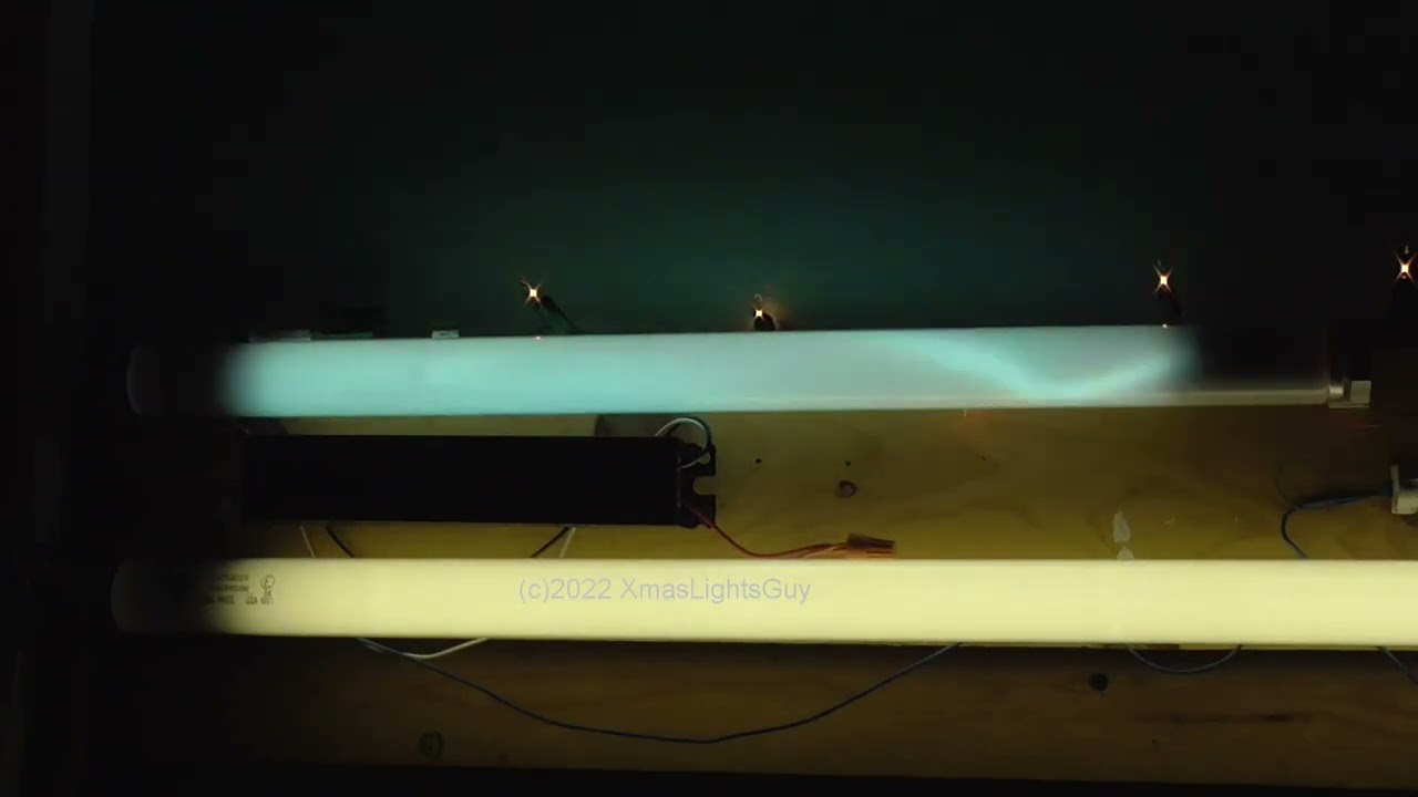 The Death Of A Fluorescent Bulb (vid 34)
