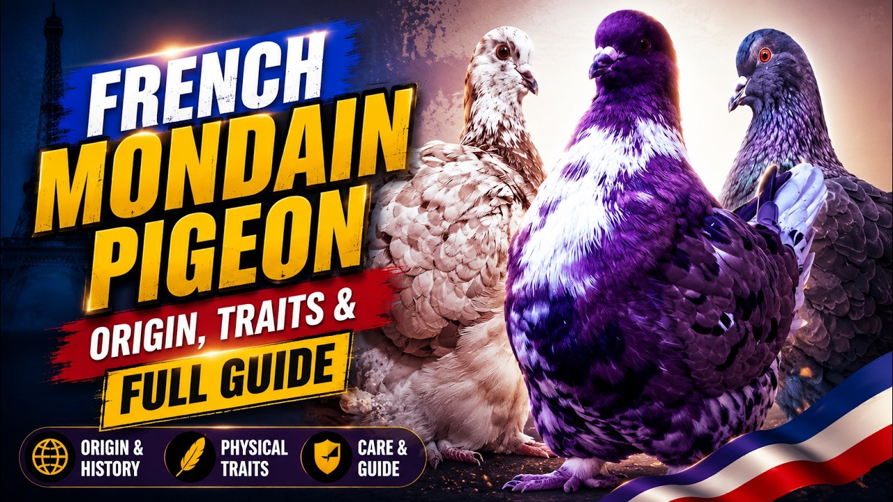 French Mondain Pigeon: Origin, Traits & Full Guide