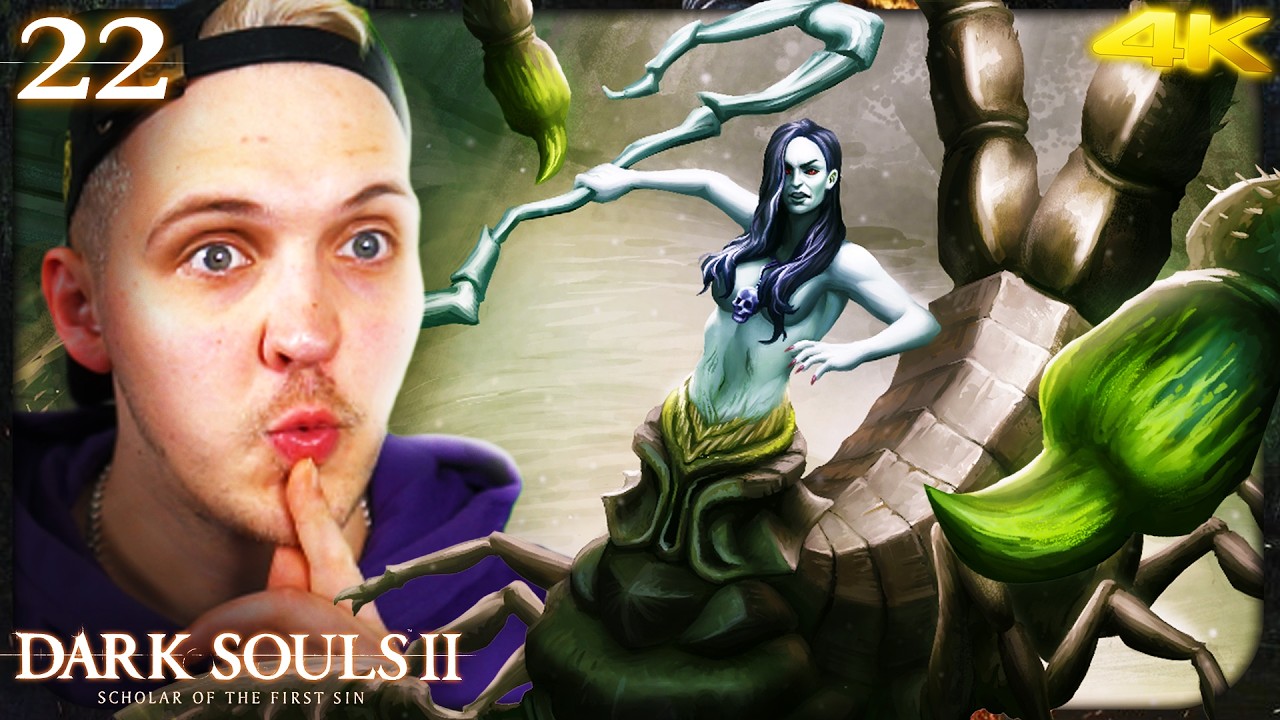 Let’s Play Dark Souls 2: Scholar of the First Sin #22 🔥🗡️ BOSS: Skorpionin Najka