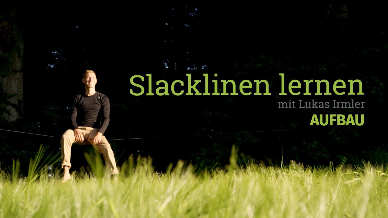 Slacklinen lernen - 1. Equipment & Aufbau