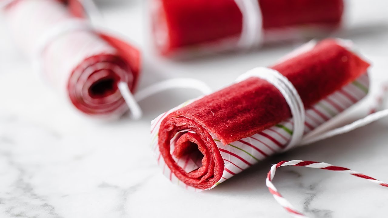 2 Ingredient Strawberry Fruit Leather | How to Make Fruit Leather