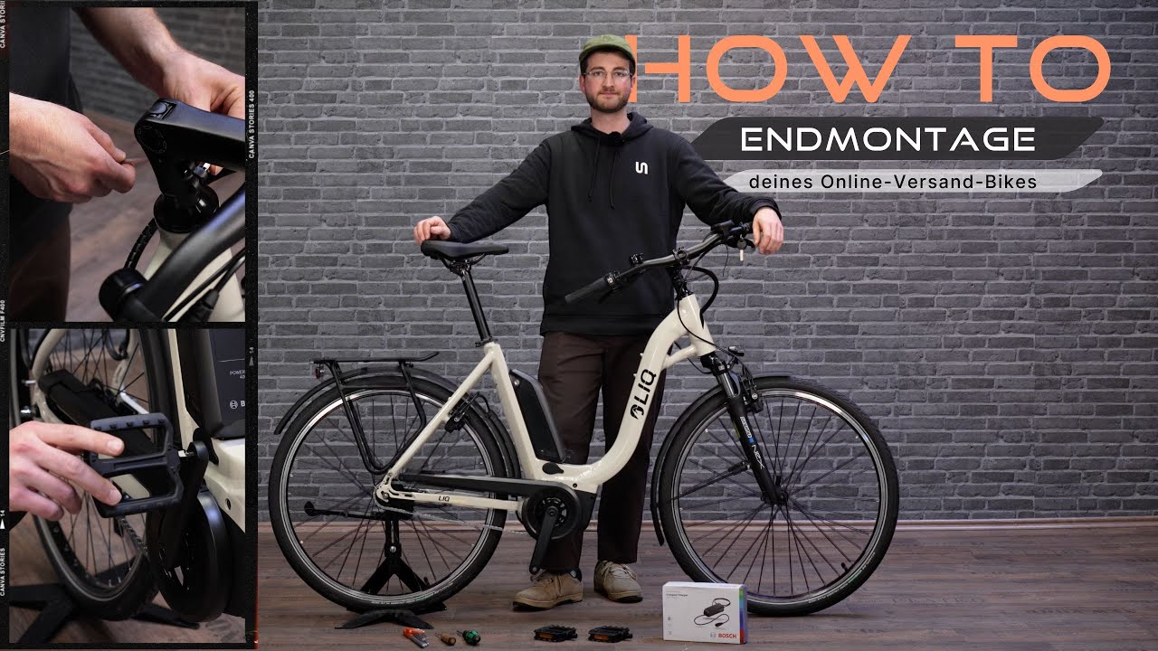 How to 👉 Endmontage von einem von uns gelieferten E-Bike 🚴