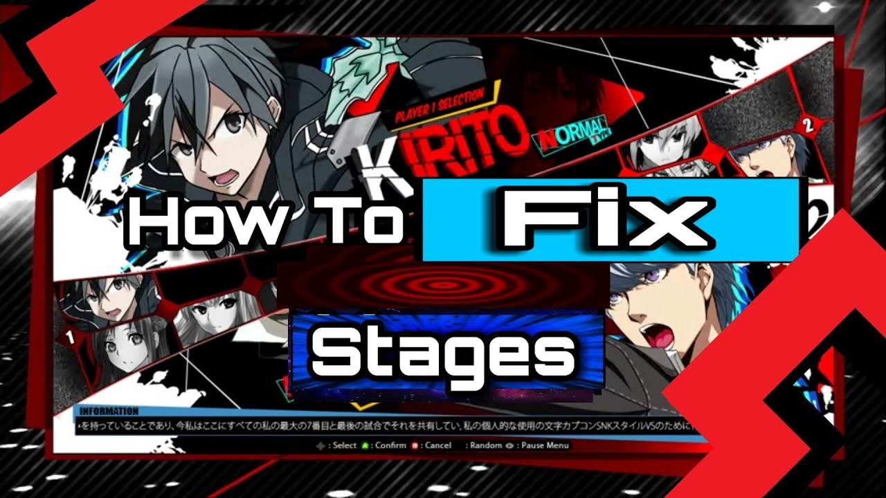 How to Fix Stages Mugen