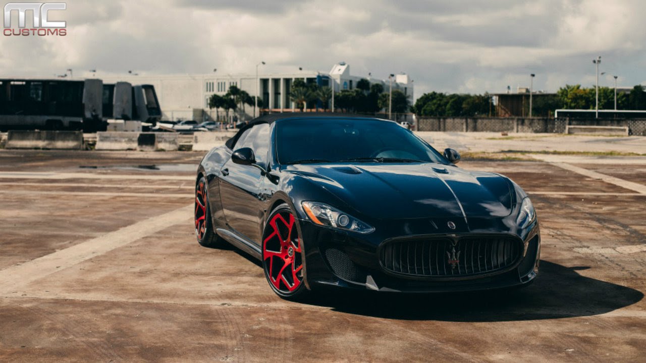 MC Customs | Maserati GranTurismo Convertible &middot; Vellano Wheels