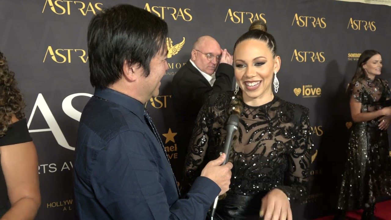 Cassandra Blair Carpet Interview at the Astra Awards 2024