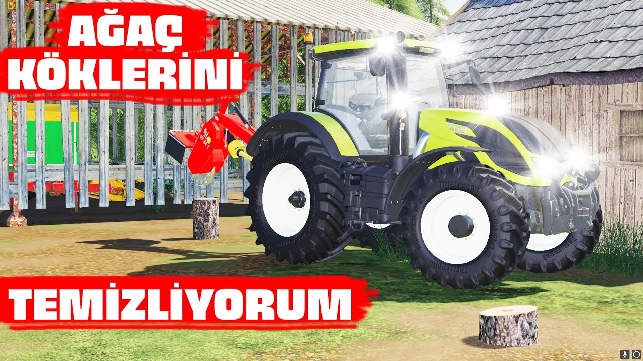 AĞAÇ KÖKLERİNİ TEMİZLİYORUM ! FARMING SIMULATOR 2019 TÜRKÇE OYNANIŞ