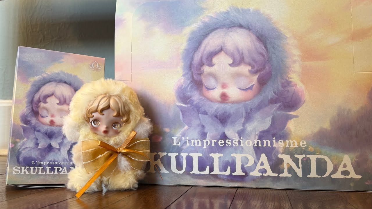 ASMR - PopMart SkullPanda unboxing - L’impressionnisme (Part 1)