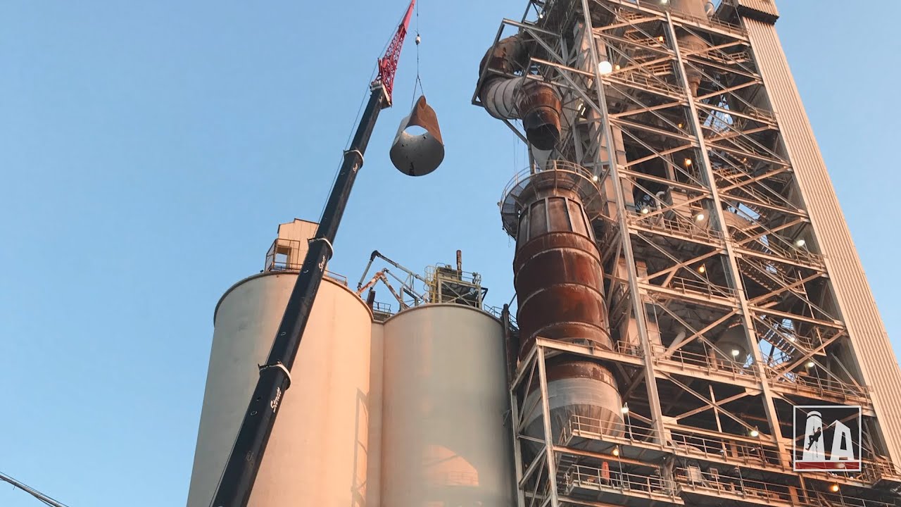 Partial Replacement Of Deformed Conditioning Tower