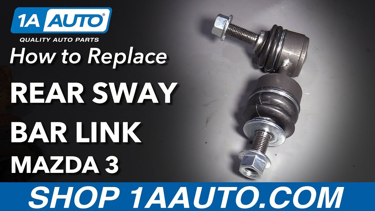 How to Replace Rear Sway Bar Links 04-13 Mazda 3