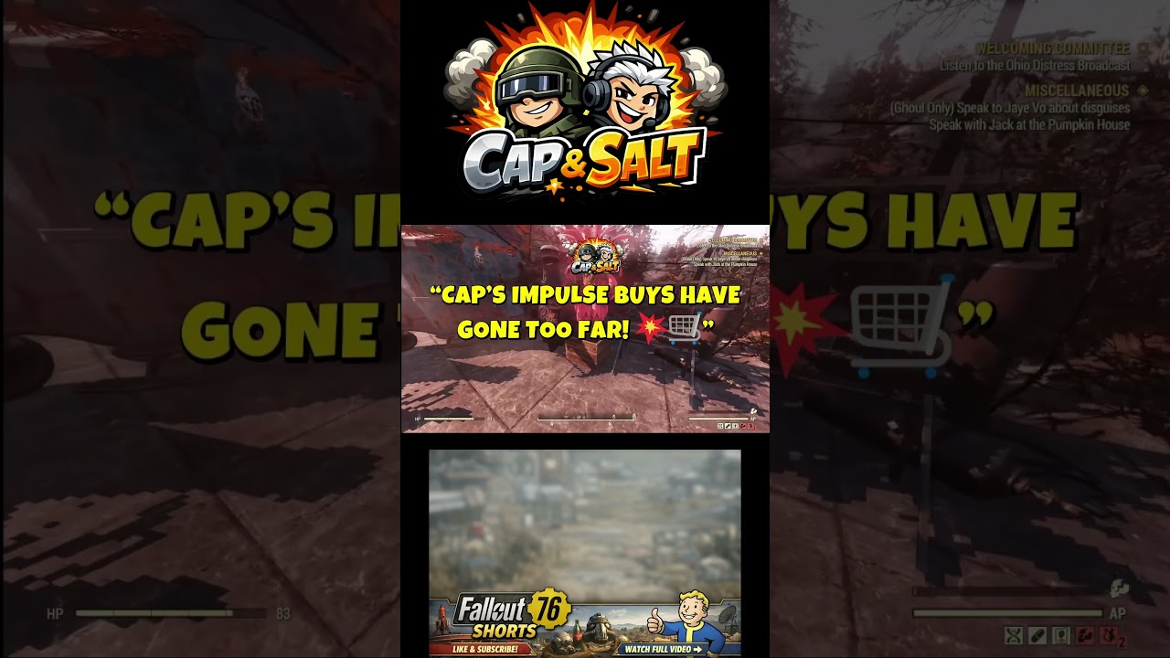 “Woah Woah Woah! Cap’s IMPULSE BUYS Are Out of Control! 😱🦖 | Fallout 76 Tiny CAMP Chaos” 