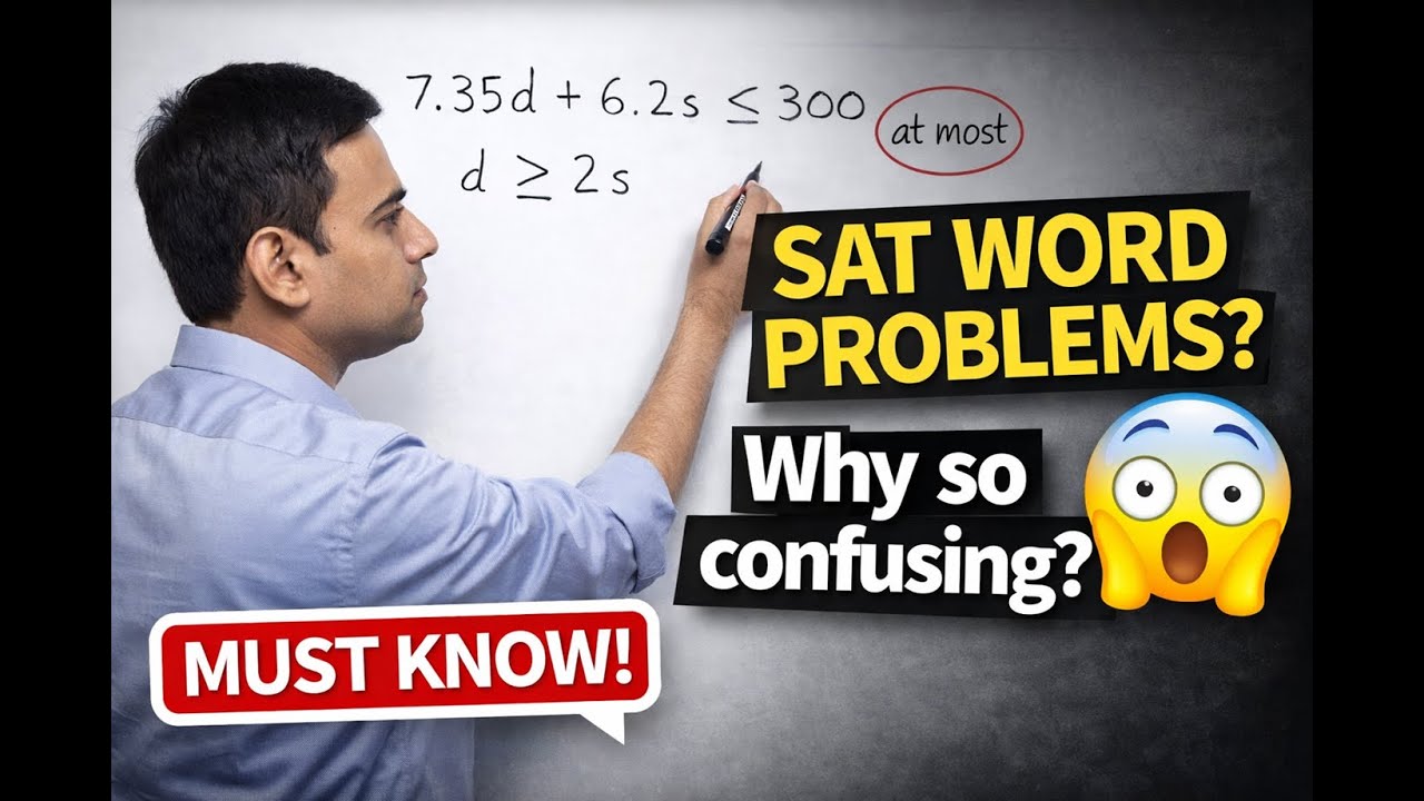 Complete SAT Word Problems Strategy | From confusion to clarity