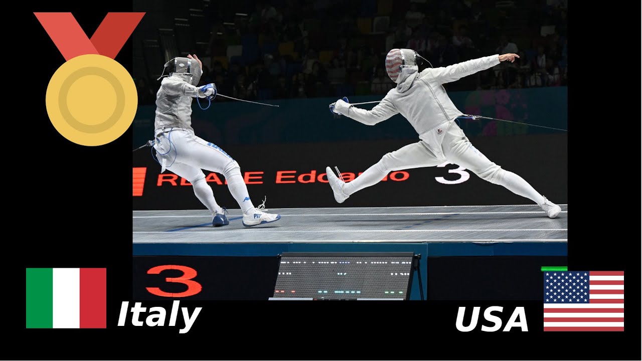 Junior Worlds, Wuxi 2025 — Men's Sabre Team — Gold — Italy vs USA