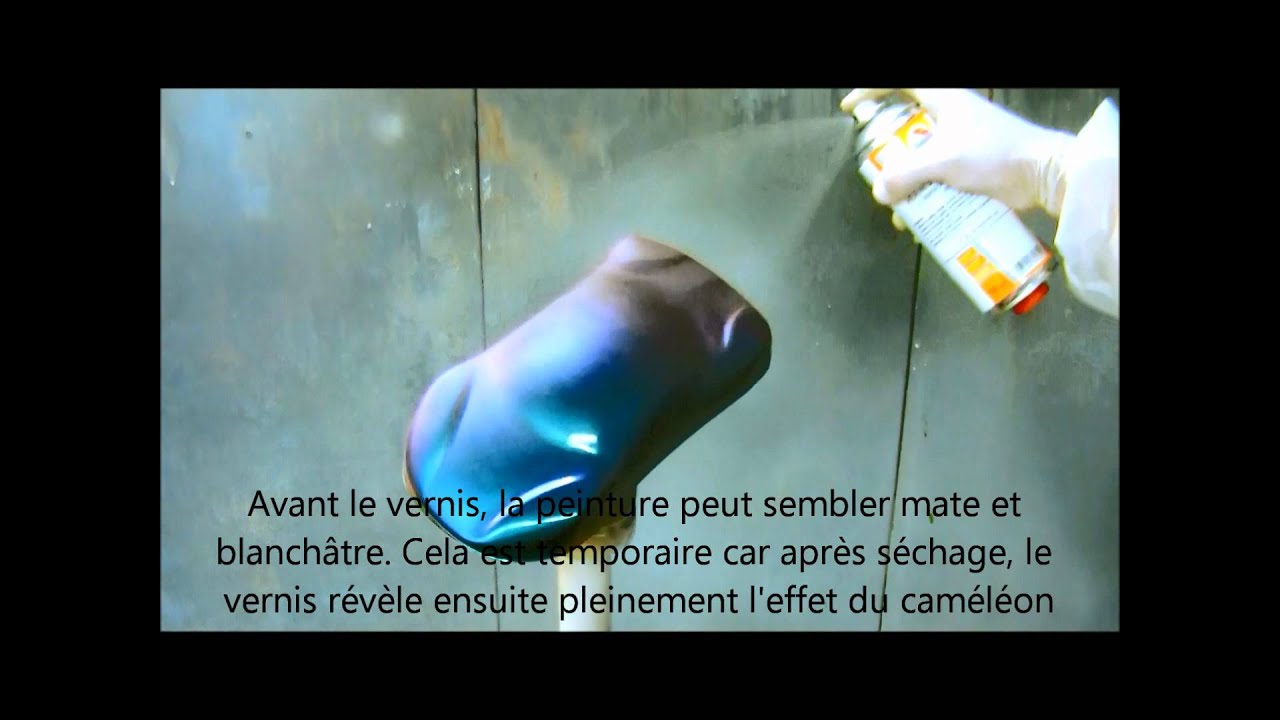 Peindre un Scooter en Caméléon - Effet Couleur Changeante