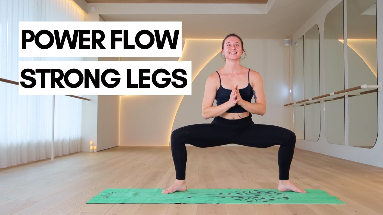 40Min Vinyasa Yoga For Strong Legs (challenging!)