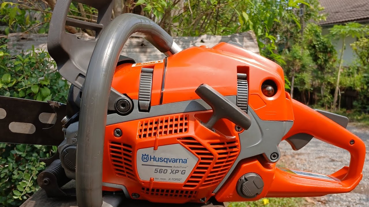 (ปิดครับ))ขายครับ 11,500บ. เลื่อยยนต์มือสองญี่ปุ่น Husqvarna 560xpg 60cc Sweden   มีเก็บปลายทาง