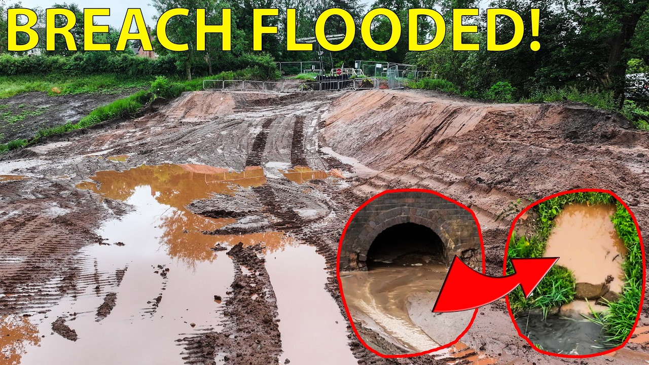 Whitchurch Canal Breach Update, Weather Causes Issues, Culvert Flow Increased!