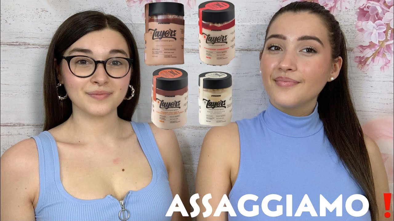 PROVIAMO I GELATI PROTEICI DI PROZIS LAYERS 🍨| CHEESCAKE 🍓, MOCACCINO, COCCO E ARACHIDI | #2 |GA