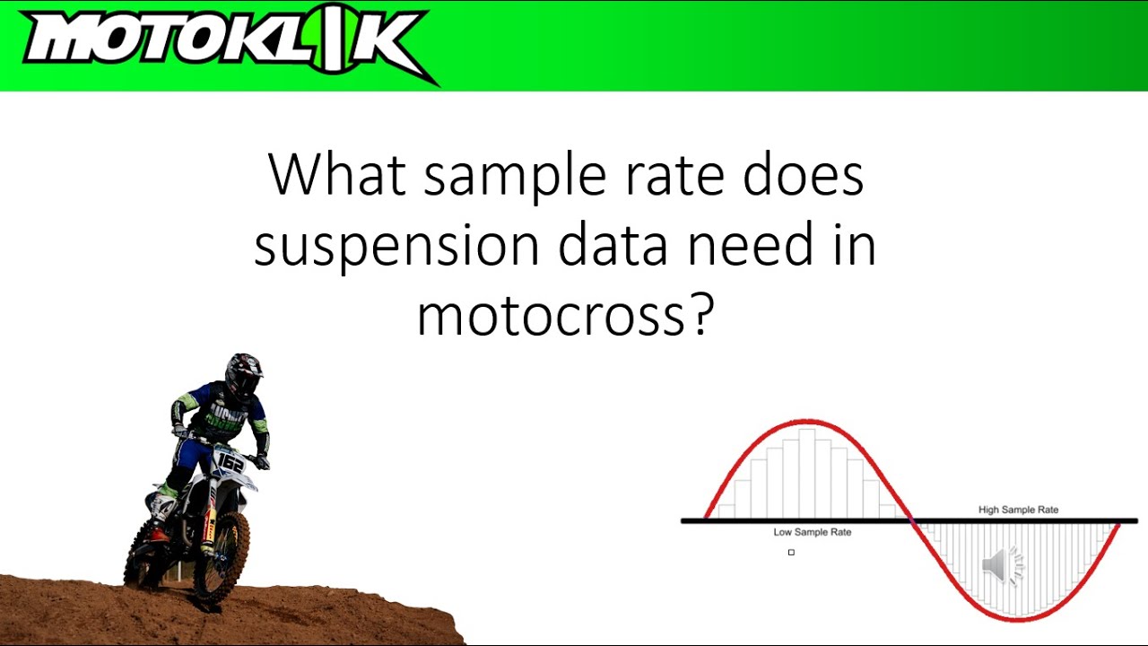 What sample rate does suspension data need in motorsport?