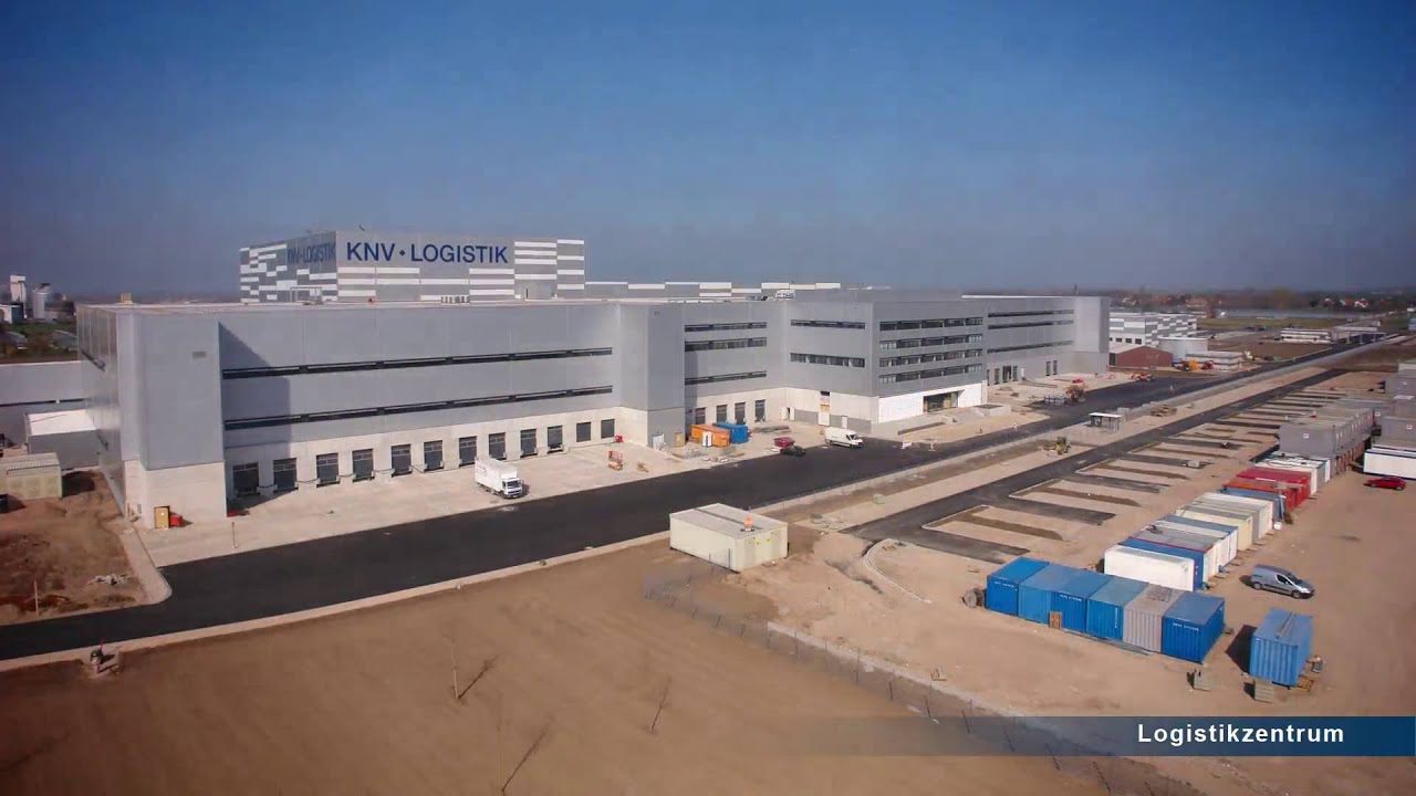 KNV Logistik in Erfurt - Dokumentation Neubau im Zeitraffer
