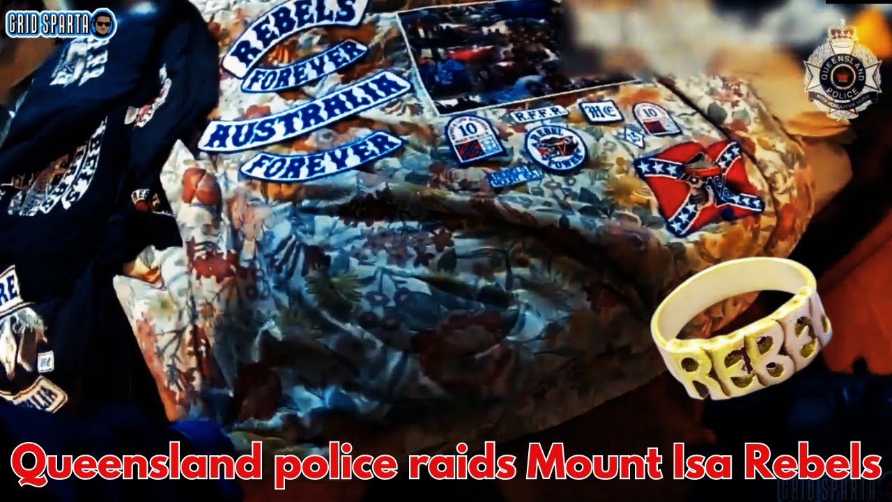 Rebels bikies raided by Queensland police in Mount Isa