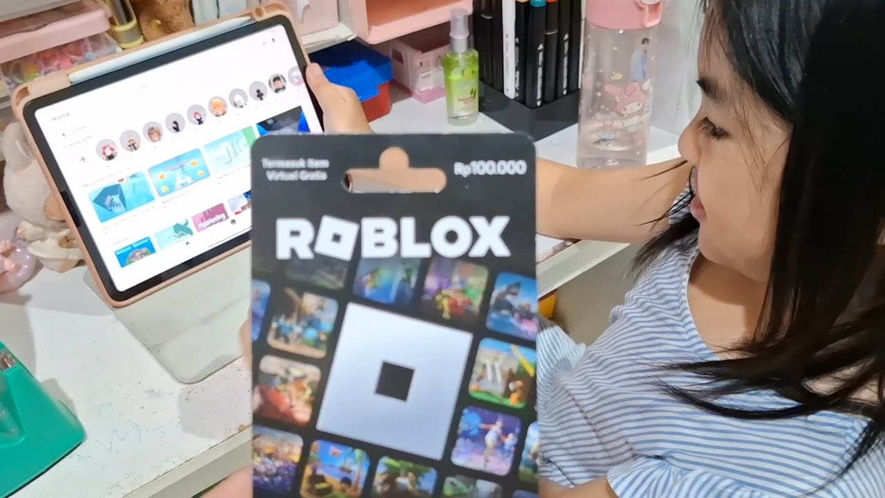 Tutorial Reedem Voucher Roblox beli di indomaret #roblox #robloxindonesia