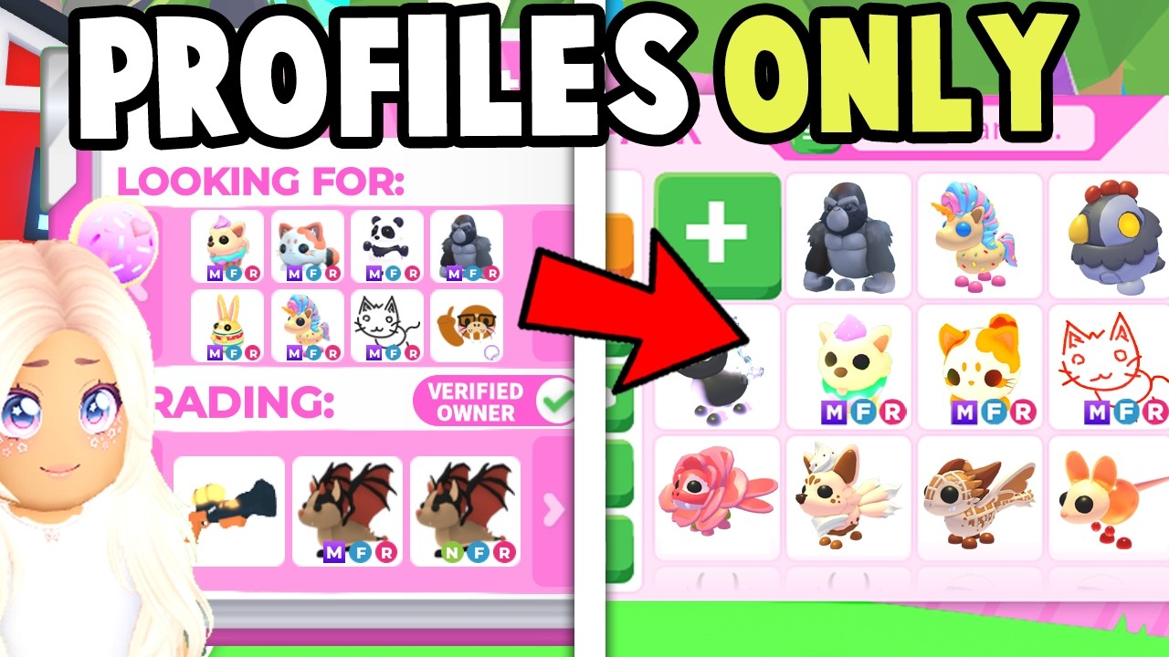 Getting Every Item in 24 HOURS Using ONLY PROFILES (Adopt Me)