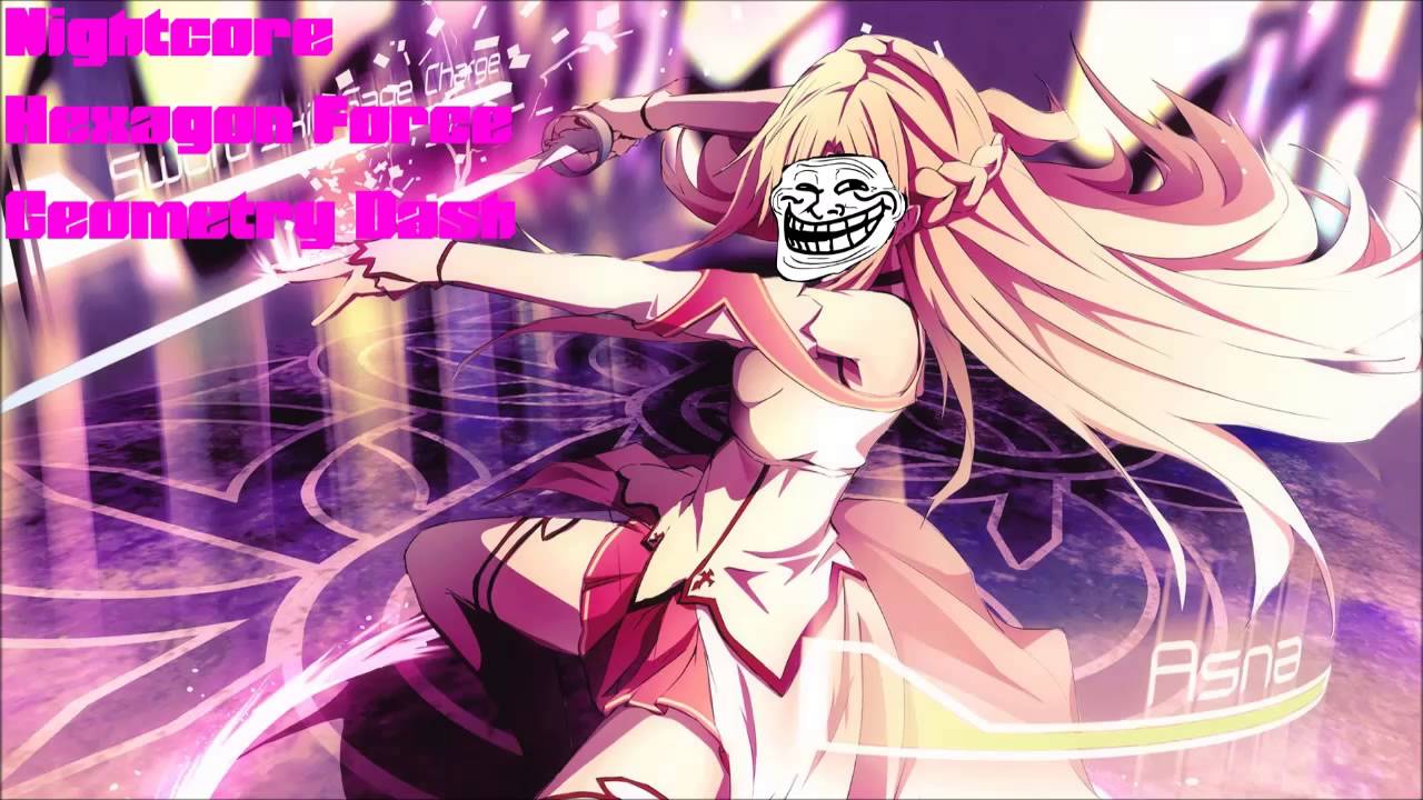 Nightcore - Hexagon Force (Geometry Dash)