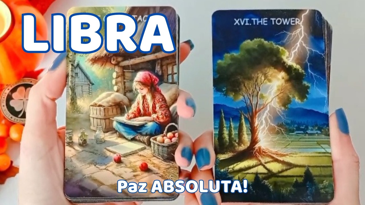 Libra 🚨 Paz Absoluta: La Solución Aparece Donde Nunca Miraste! Volverás a dormir en paz! Tarot Hoy
