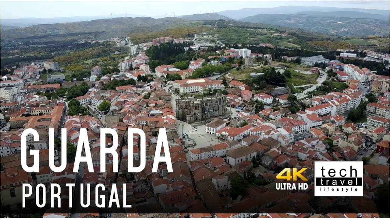 [4K] Guarda - Portugal Drone View