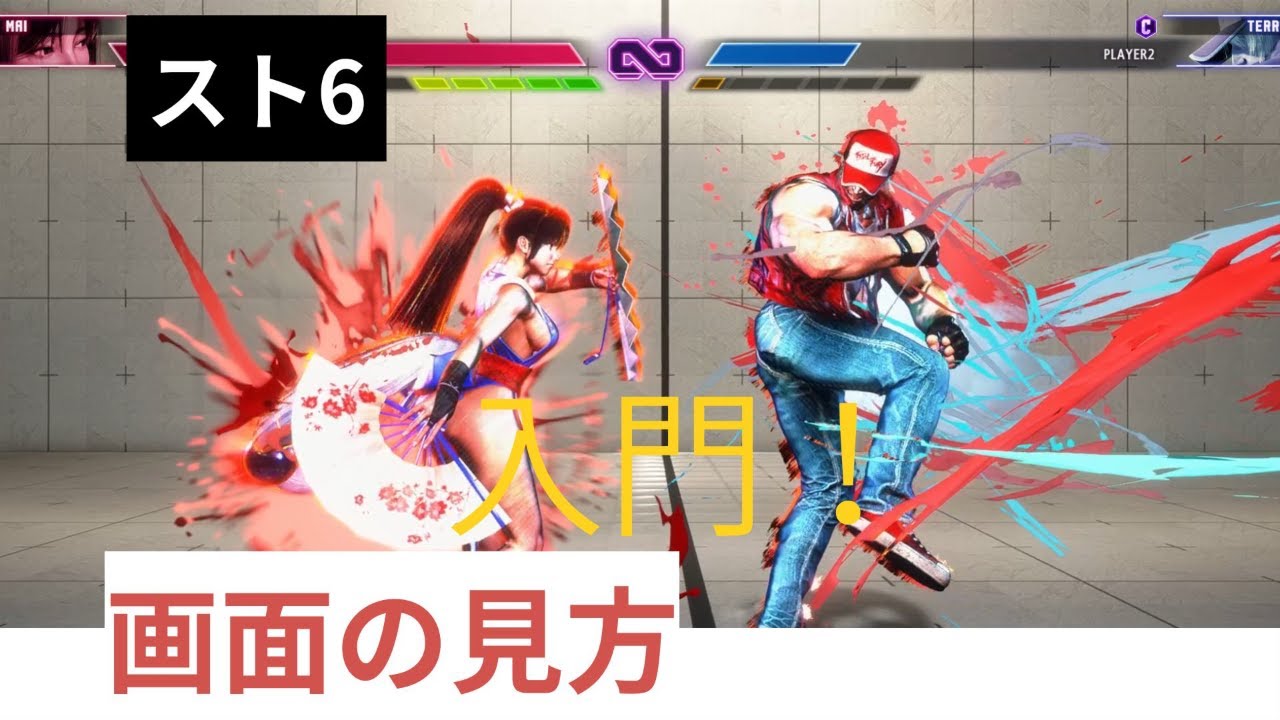 【スト6】入門編　画面の見方説明