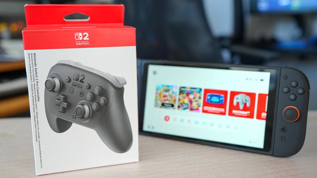 Контроллер Nintendo Switch 2 Pro &mdash; распаковка и подробный обзор