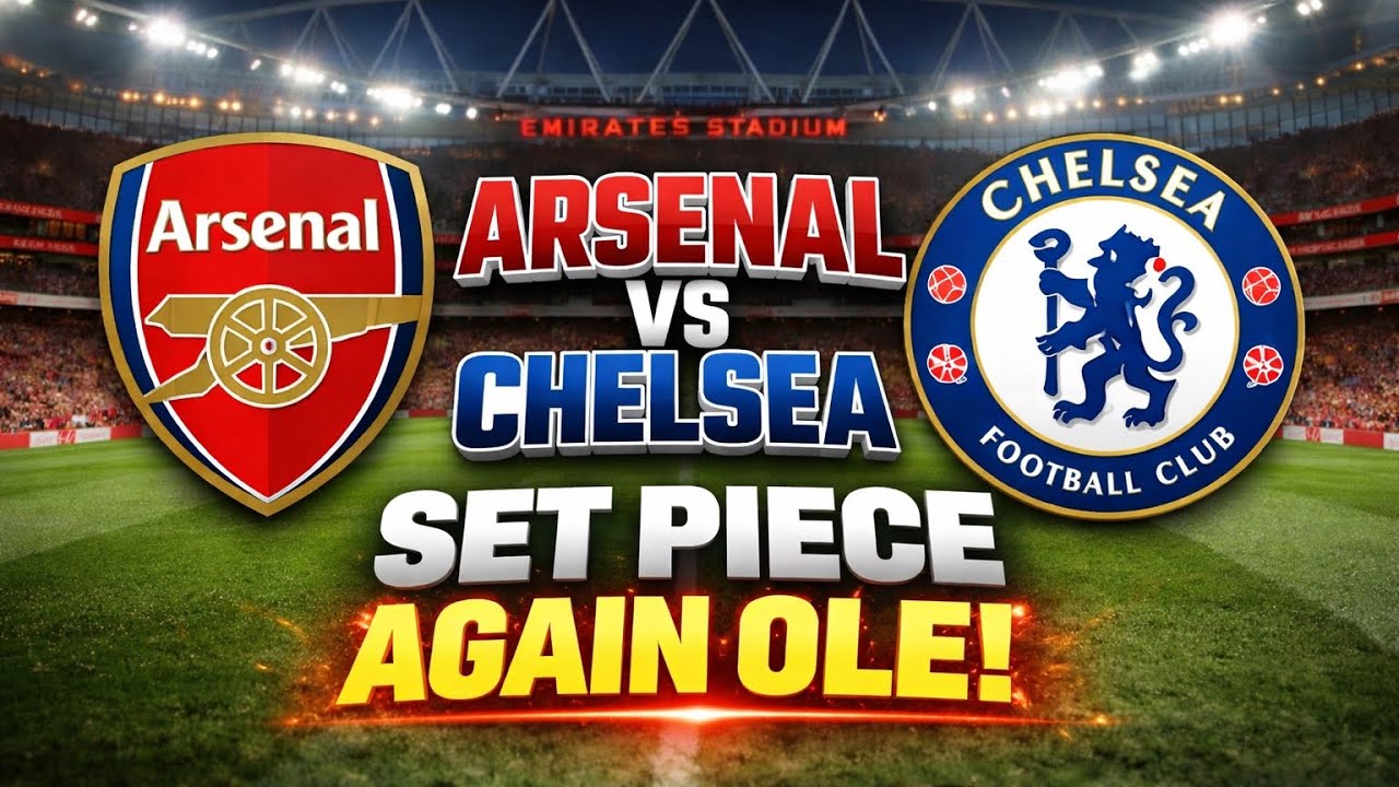 SET PIECE AGAIN OLE! Arsenal beat the world champions AGAIN! 