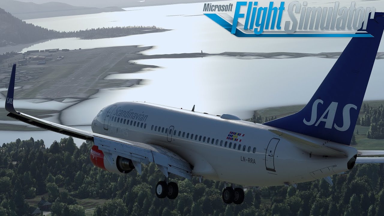 MSFS 2020 | PMDG 737 | UNBELIEVEABLE circling approach into Alta, Norway w/ @heavy_metal_pilot4973