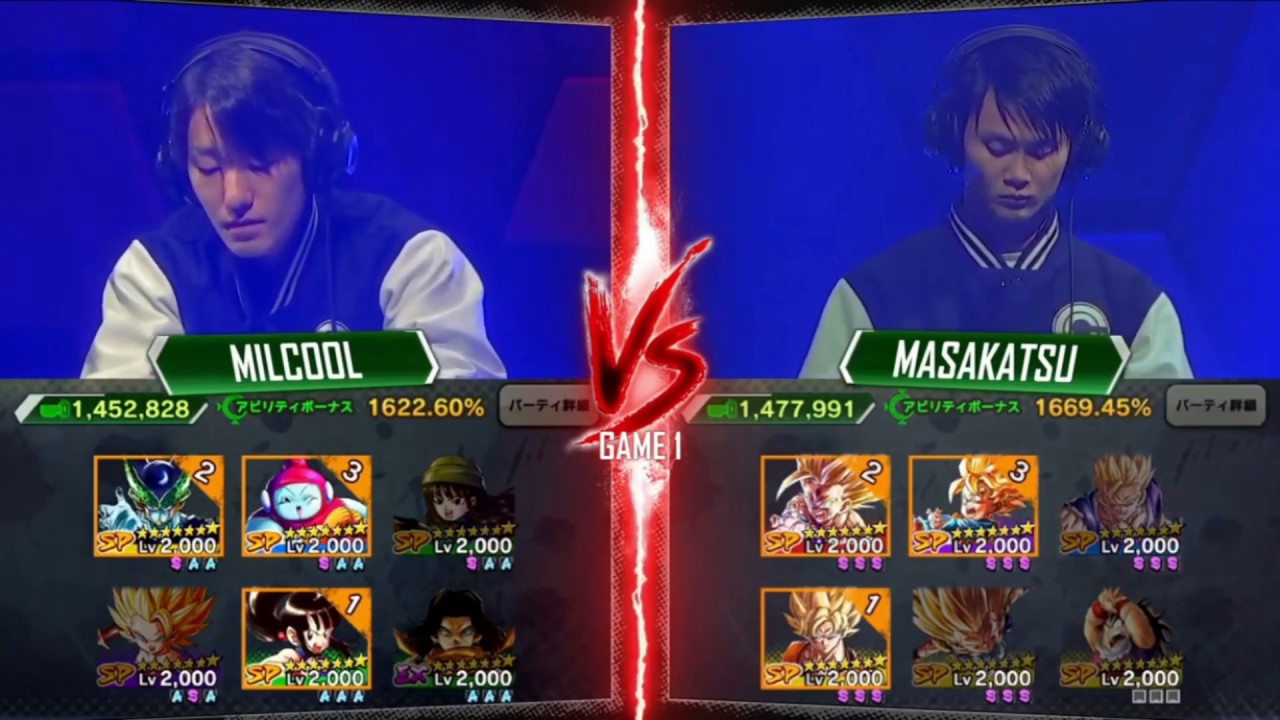 【ドラゴンボールレジェンズ】決勝 ミルクール vs マサカツ SHOWDOWN IN LAS VEGAS final MILCOOL vs MASAKATSU【DRAGONBALL legends】