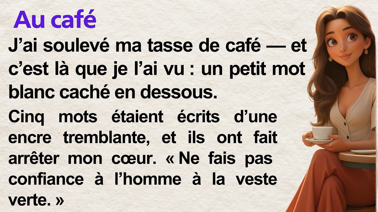 At the Coffee Shop | Learn French Fast 🇫🇷 Simple Story for Beginners (A1–A2) | Frenchy Tales