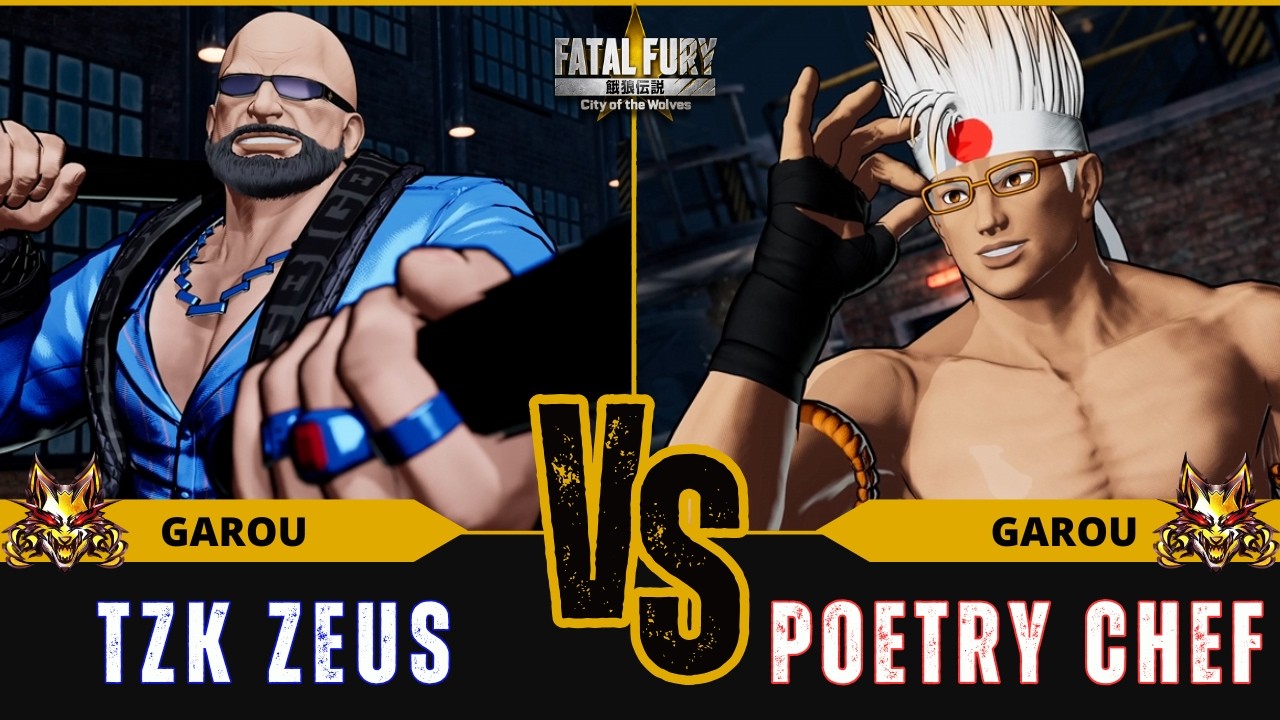 FF:CotW 🐺 TZK ZEUS (Mr.Big) vs POETRY CHEF (Joe Higashi)⭐Replay Match - FATAL FURY: CotW - 7/26